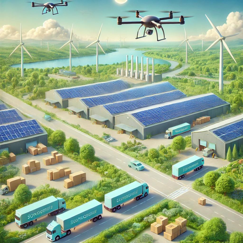 A_serene_logistics_and_distribution_hub_surrounded